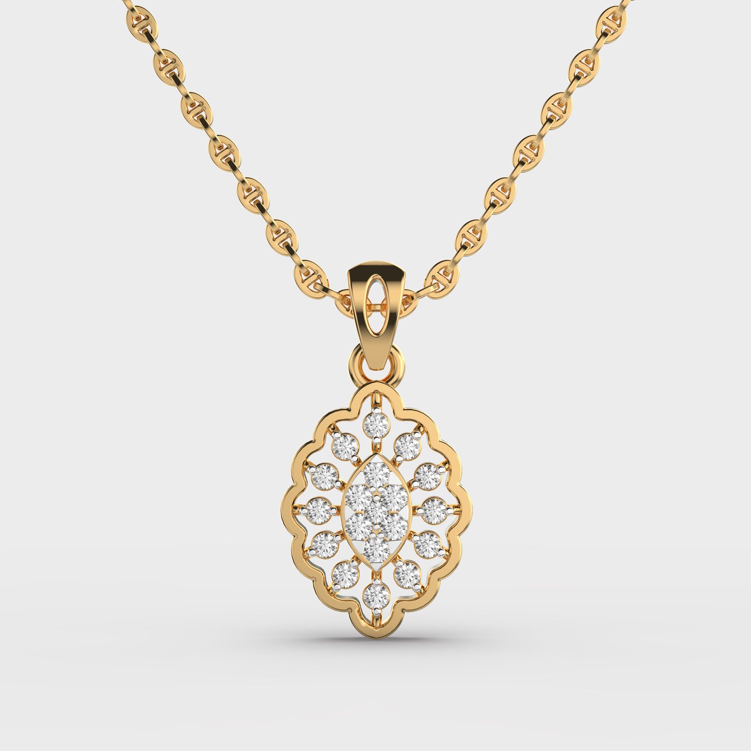 Solarique Elegance Diamond Pendant