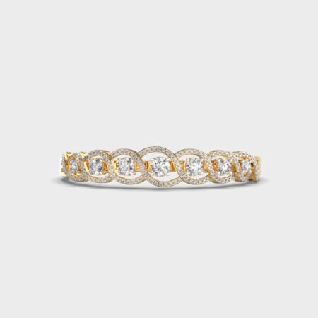 Glistening Hope Diamond Bangle
