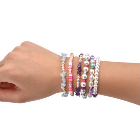 Clover Charm Diamond Link Bracelet