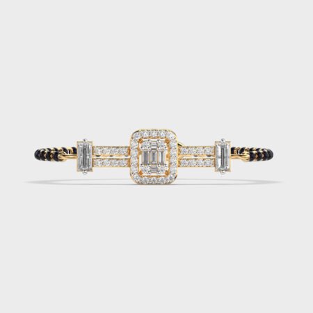 Diamond-Studded Bracelet with Beads